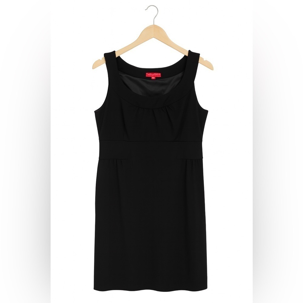 NY & Co Black Sleeveless Dress L | Side Zip | Lined Top | Classic & Versatile